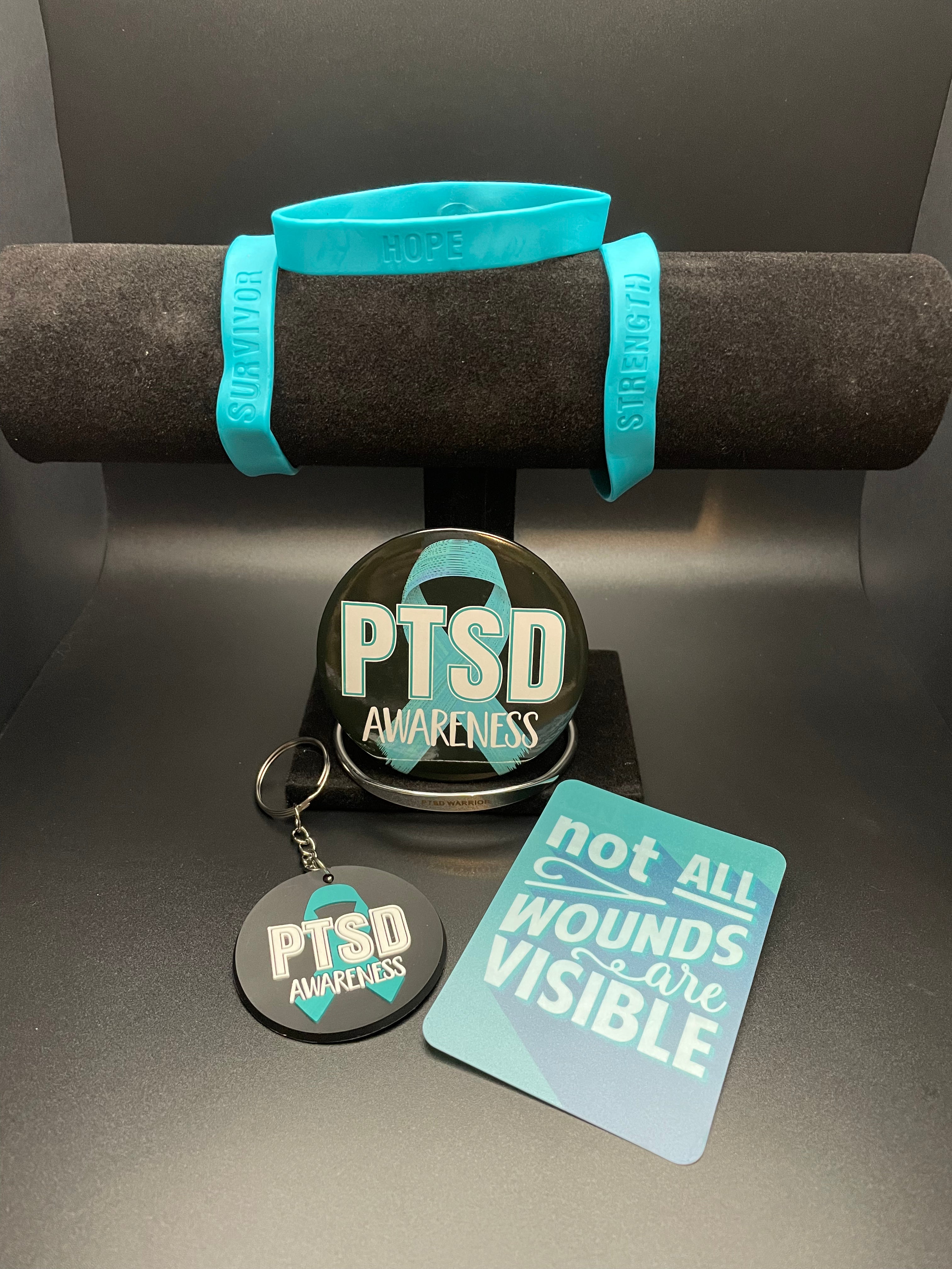 PTSD WARRIOR Custom Awareness Bundle