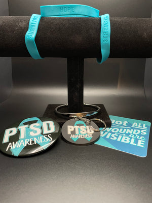 PTSD WARRIOR Custom Awareness Bundle