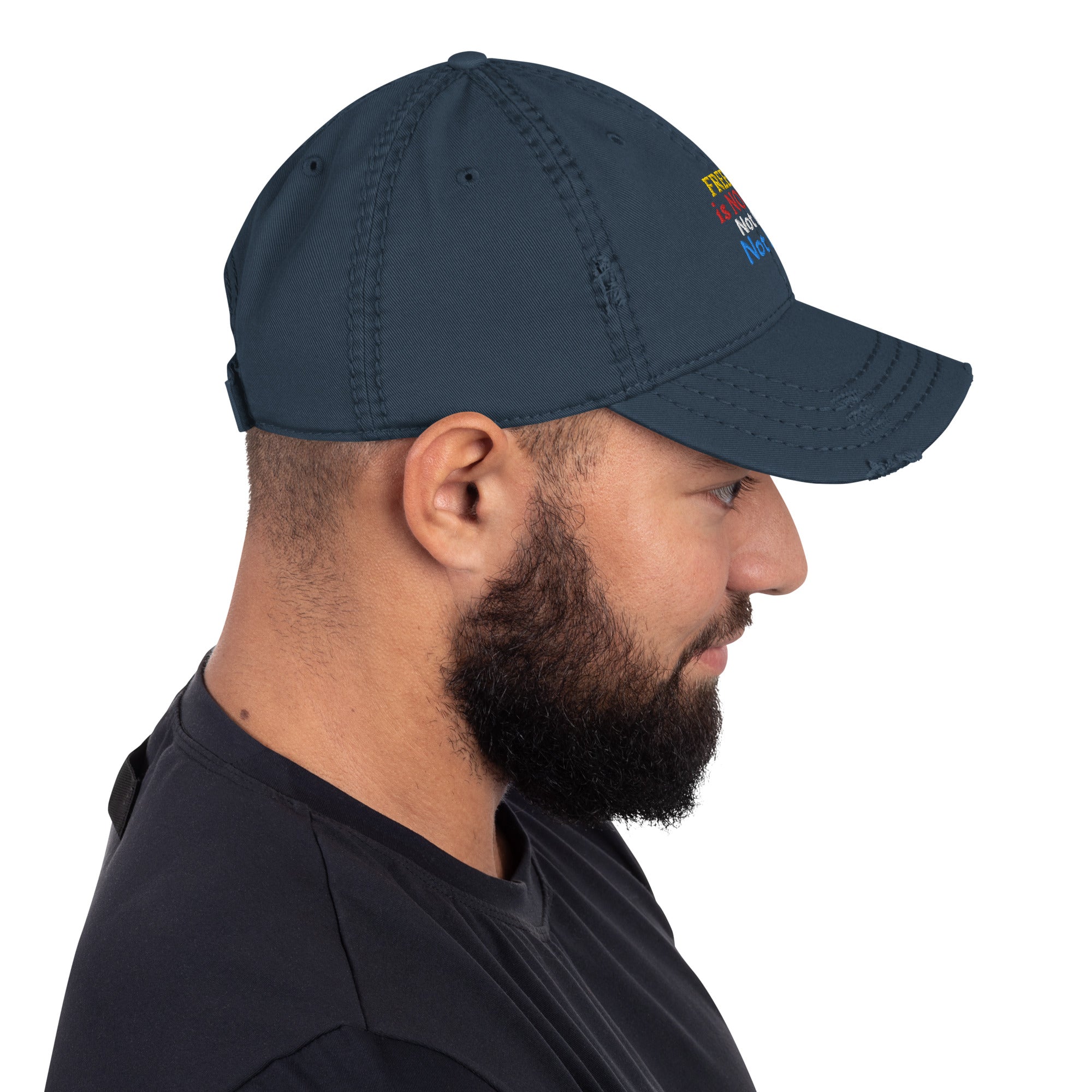 Freedom is Not Free Distressed Dad Hat